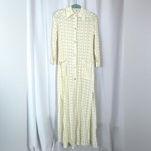 Vintage 70s Lace Maxi Cover Up